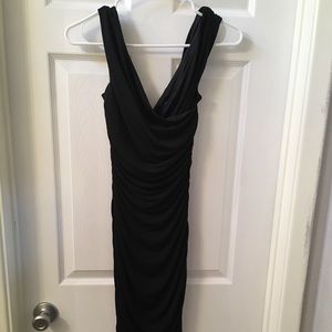 Ruched Form Fitting Dress